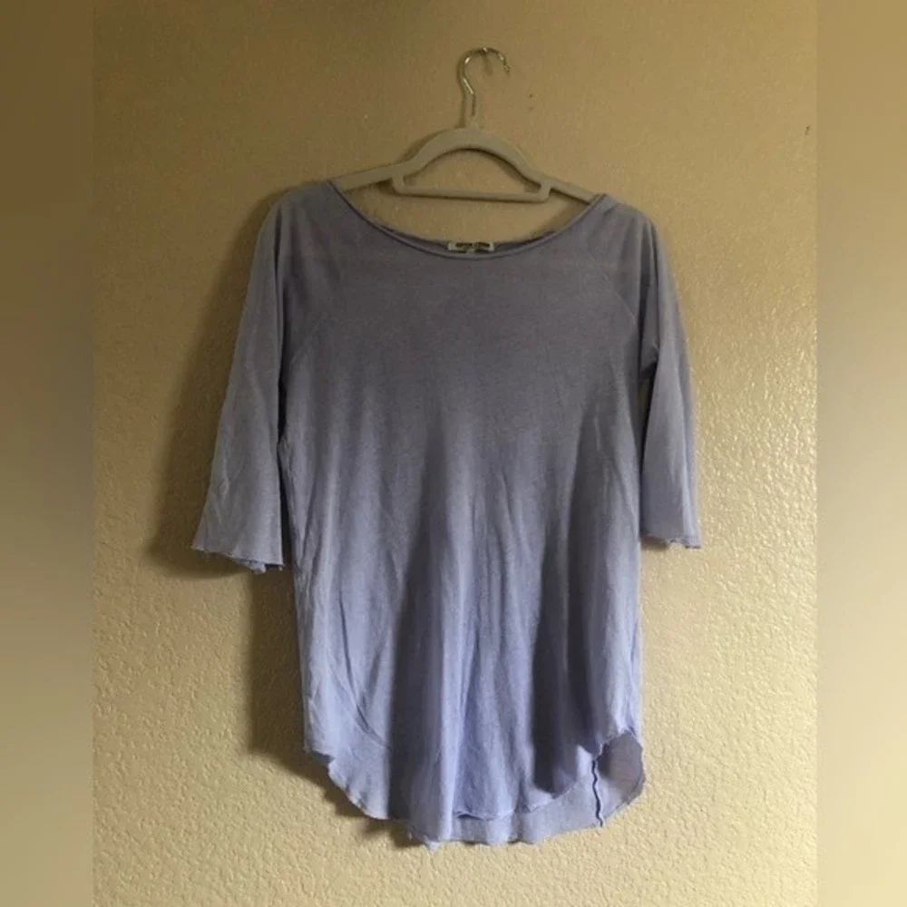 Cotton Citizen Knit Tee Top S Purple - Picture 11 of 16